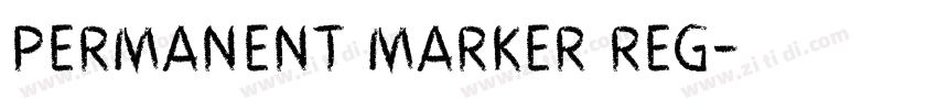 permanent marker reg字体转换